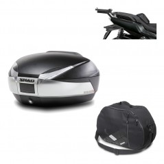 Back trunk + big top fitting + internal bag  SH48 TITANIUM PREMIUM