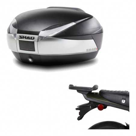 SHAD Baul trasero + herraje montaje SH48 TITANIUM PREMIUM KIT-186319