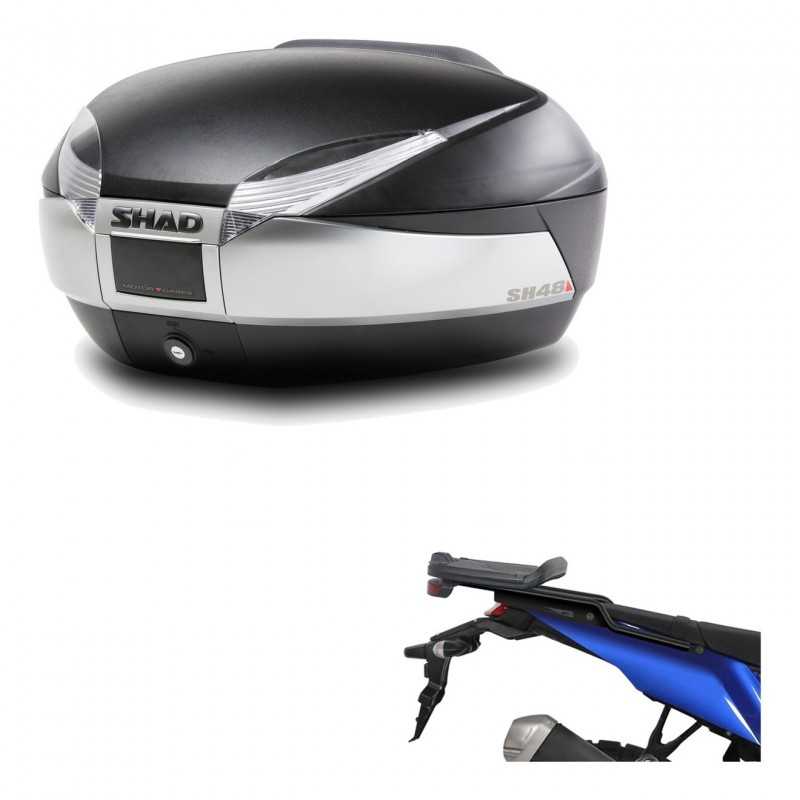 SHAD Baul trasero + herraje montaje SH48 TITANIUM PREMIUM KIT-186519