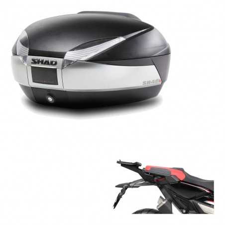SHAD Baul trasero + herraje montaje SH48 TITANIUM PREMIUM KIT-186167