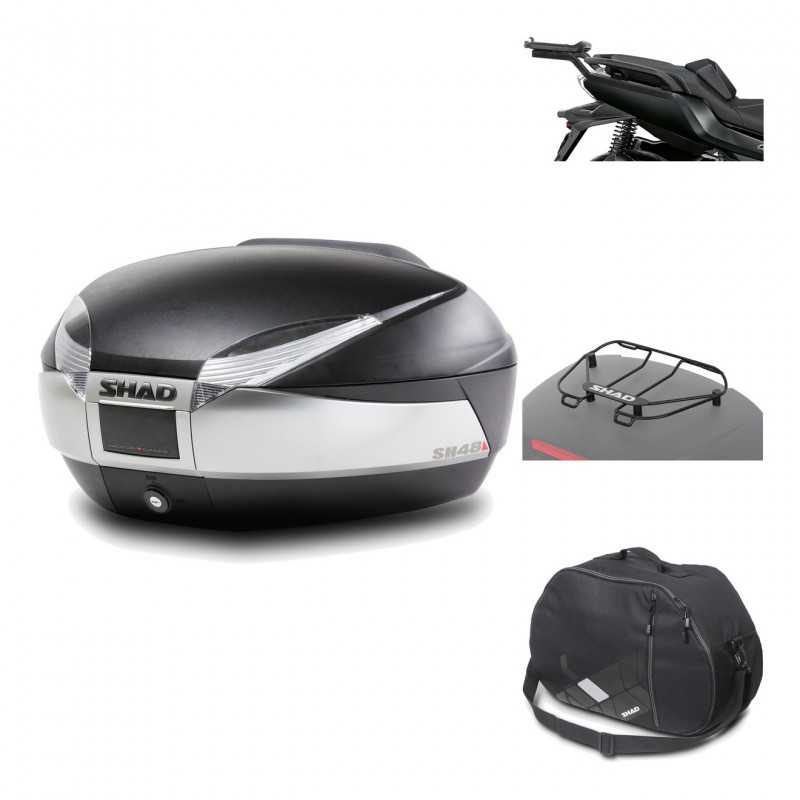 Rear trunk + mounting hardware + accessories  SH48 TITANIUM PREMIUM