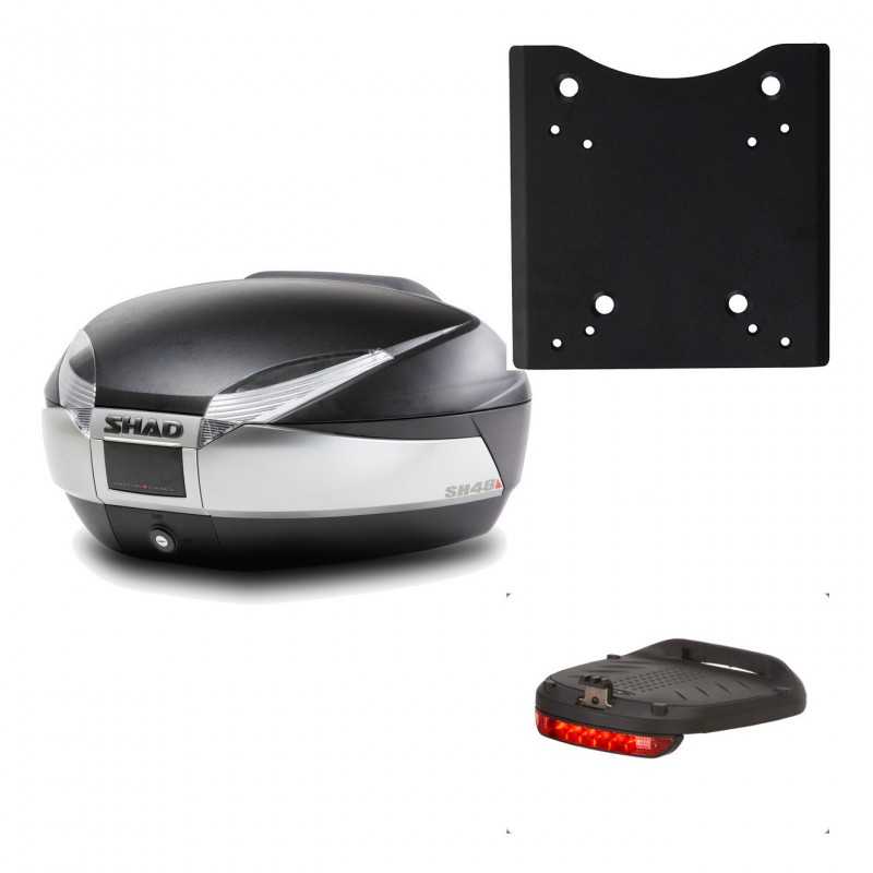 Back trunk + top fitting + brake light  SH48 TITANIUM PREMIUM