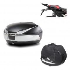 Back trunk + big top fitting + internal bag  SH48 TITANIUM PREMIUM