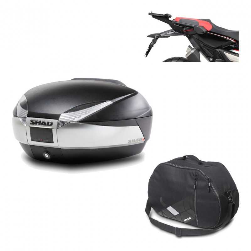 Back trunk + big top fitting + internal bag  SH48 TITANIUM PREMIUM