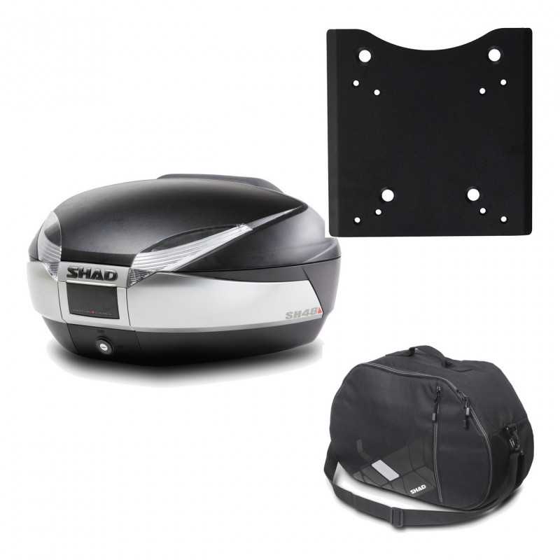 Back trunk + top fitting + internal bag  SH48 TITANIUM PREMIUM