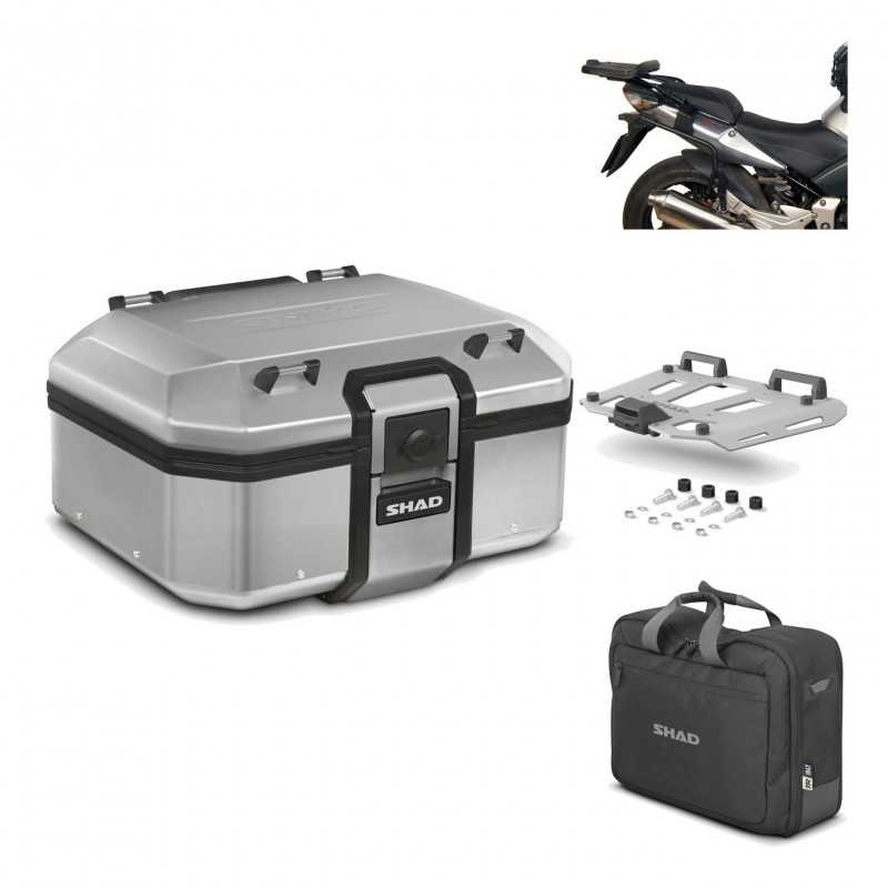 SHAD Baul trasero + herraje montaje parrilla bolsa interna TR37 TERRA KIT-186670