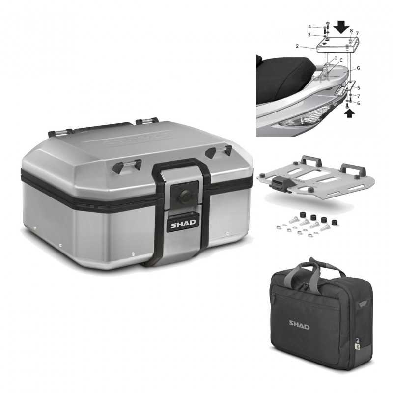 Back trunk + big top fitting + grill terra + internal bag  TR37 TERRA