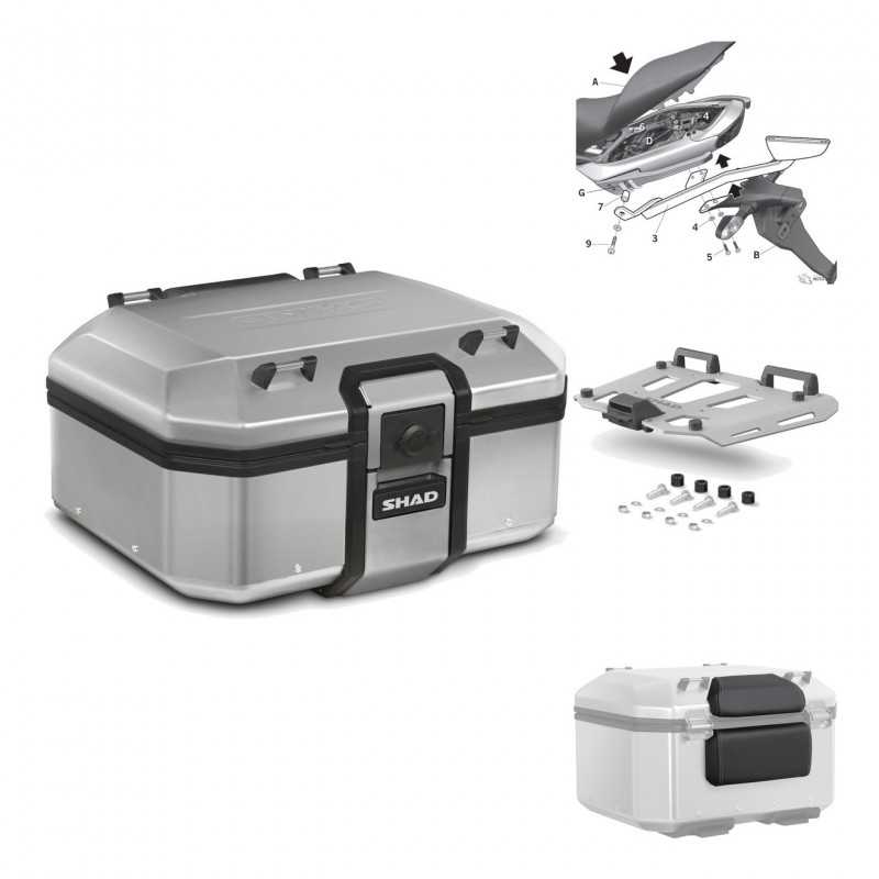 Back trunk + big top fitting + grill terra + passenger support  TR37 TERRA
