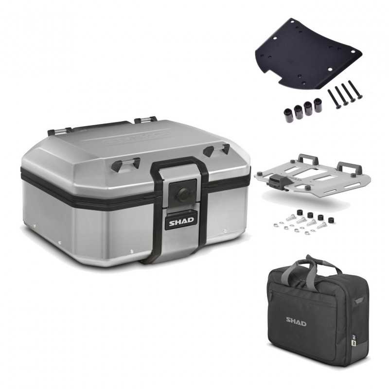 SHAD Baul trasero + herraje montaje parrilla bolsa interna TR37 TERRA KIT-187078