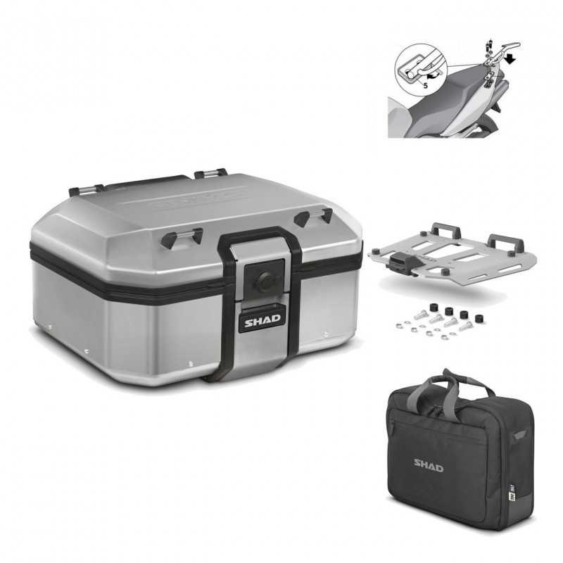 Back trunk + big top fitting + grill terra + internal bag  TR37 TERRA