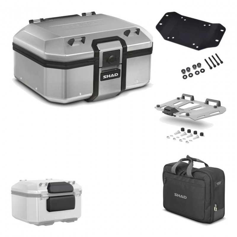 SHAD Baul trasero + herraje montaje parrilla accesorios TR37 TERRA KIT-186831