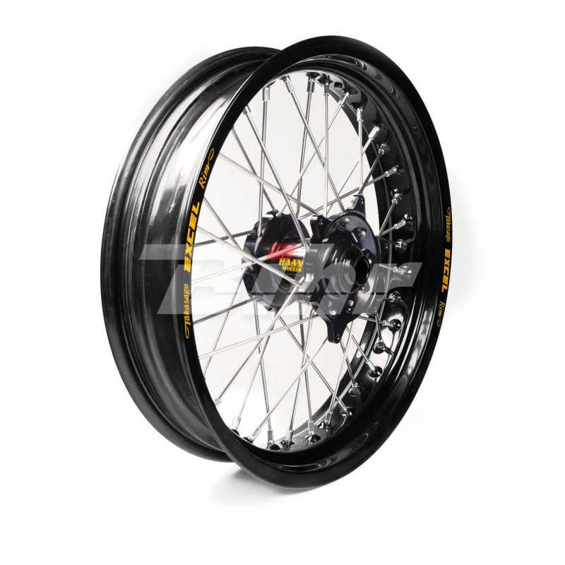 HAAN WHEELS Rueda completa aro negro 17-3,50 buje 1 35606/3/3 61838