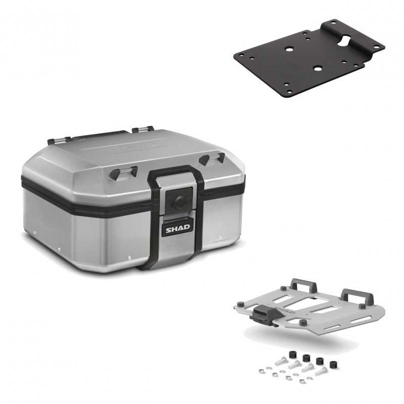 SHAD Baul trasero + herraje montaje parrilla TR37 TERRA KIT-187092