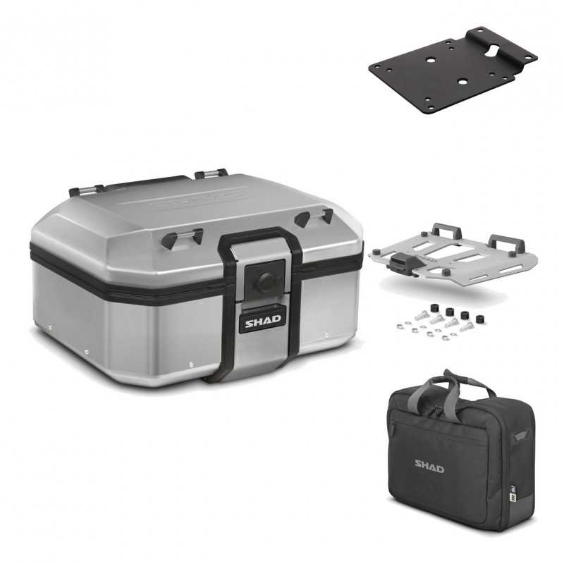 SHAD Baul trasero + herraje montaje parrilla bolsa interna TR37 TERRA KIT-187094