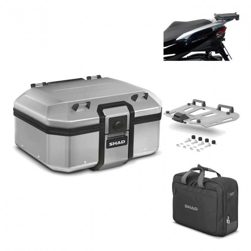 SHAD Baul trasero + herraje montaje parrilla bolsa interna TR37 TERRA KIT-186838