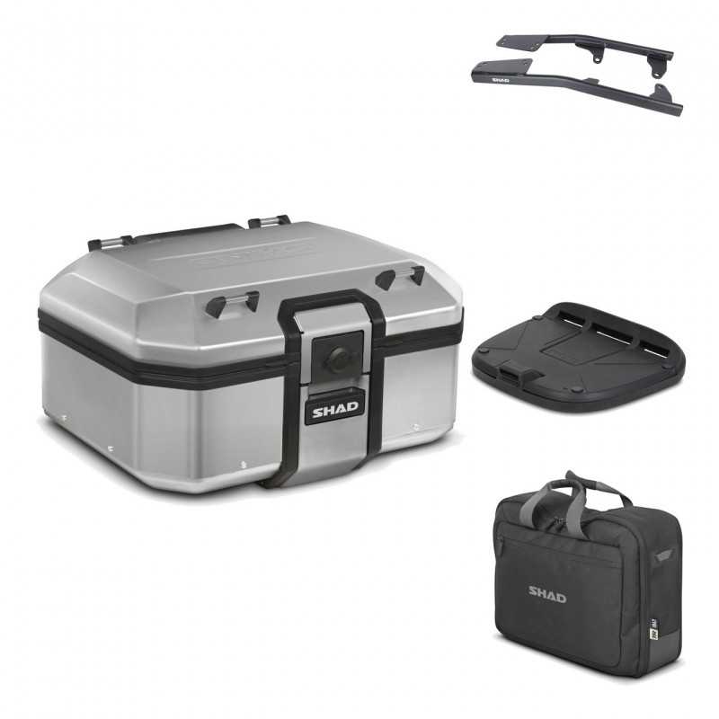 SHAD Baul trasero + herraje montaje parrilla bolsa interna TR37 TERRA KIT-186698