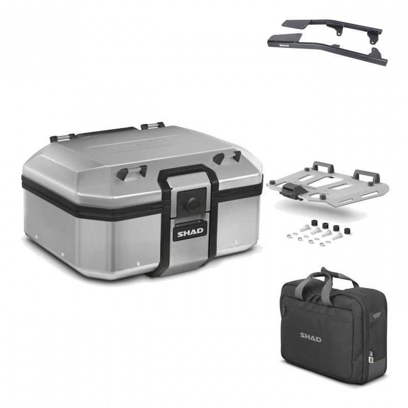 SHAD Baul trasero + herraje montaje parrilla bolsa interna TR37 TERRA KIT-186702