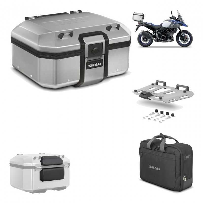 SHAD Baul trasero + herraje montaje parrilla accesorios TR37 TERRA KIT-187055