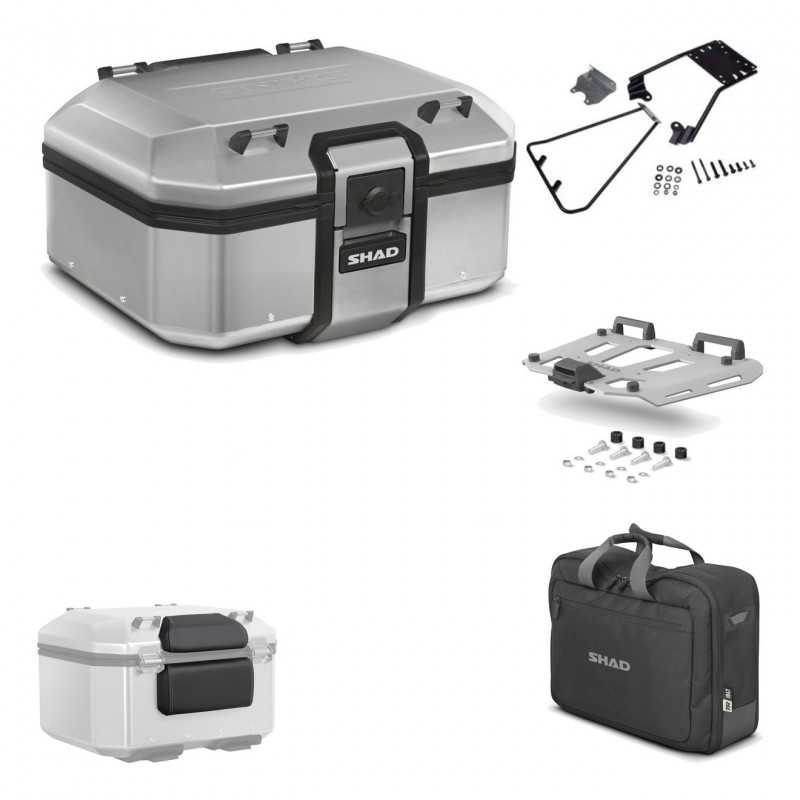 SHAD Baul trasero + herraje montaje parrilla accesorios TR37 TERRA KIT-187015