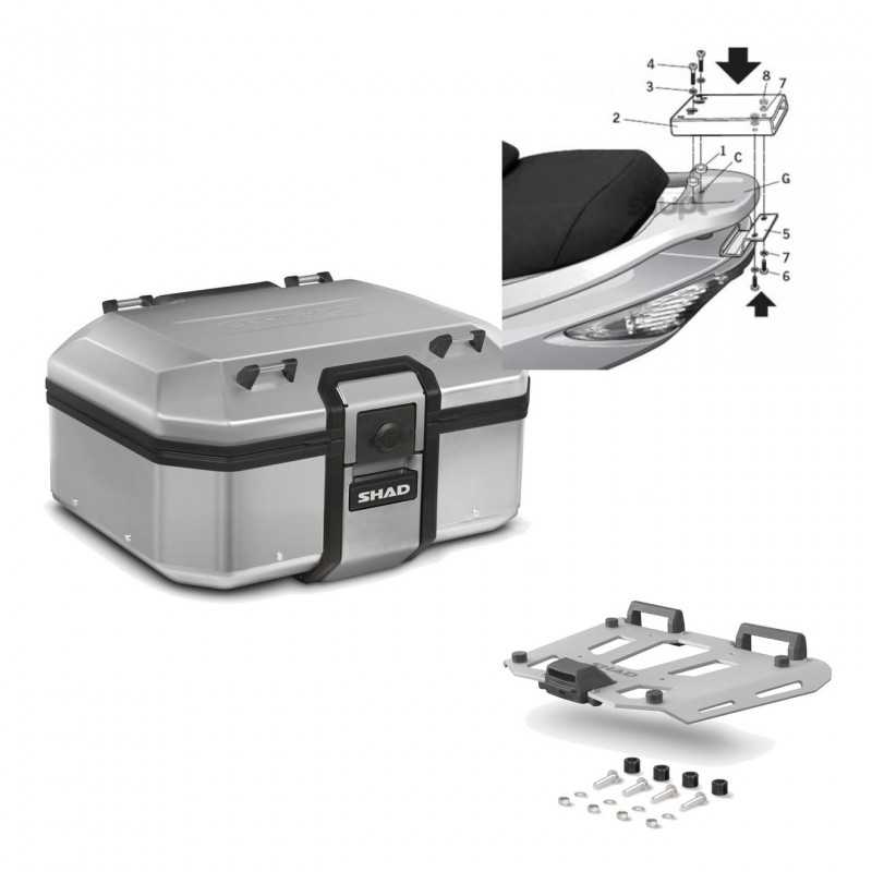 Back trunk + big top fitting + grill terra  TR37 TERRA