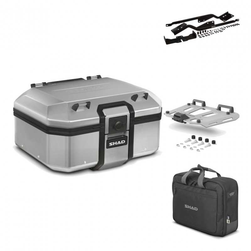 SHAD Baul trasero + herraje montaje parrilla bolsa interna TR37 TERRA KIT-187574