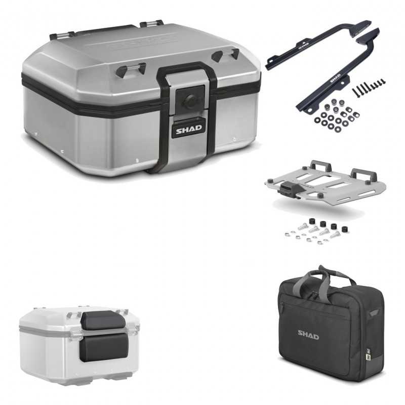 SHAD Baul trasero + herraje montaje parrilla accesorios TR37 TERRA KIT-187431
