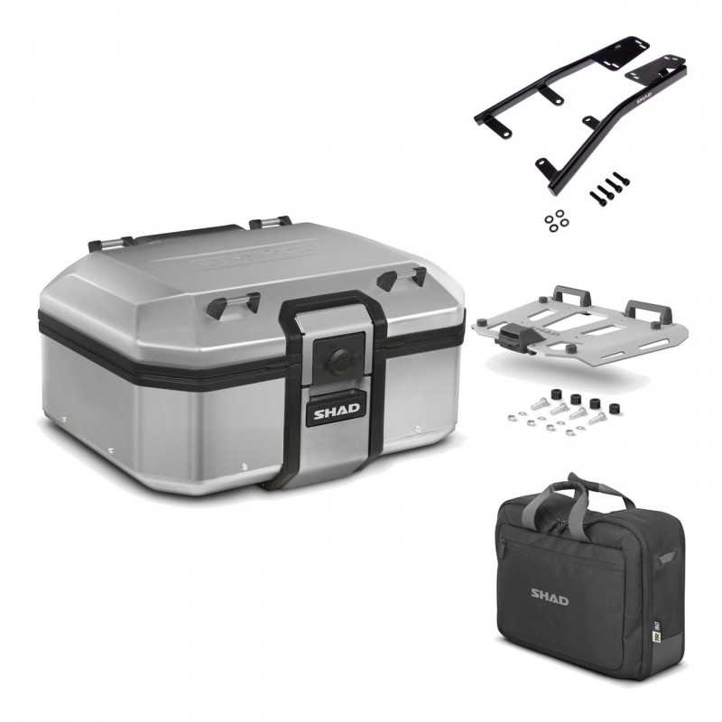 SHAD Baul trasero + herraje montaje parrilla bolsa interna TR37 TERRA KIT-187294