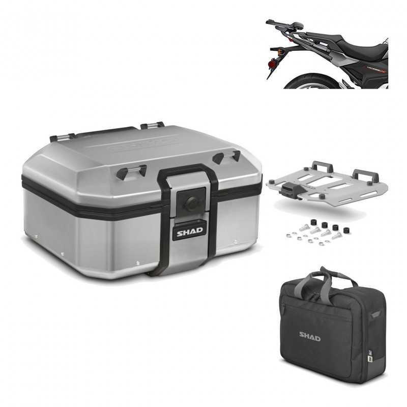 SHAD Baul trasero + herraje montaje parrilla bolsa interna TR37 TERRA KIT-187446