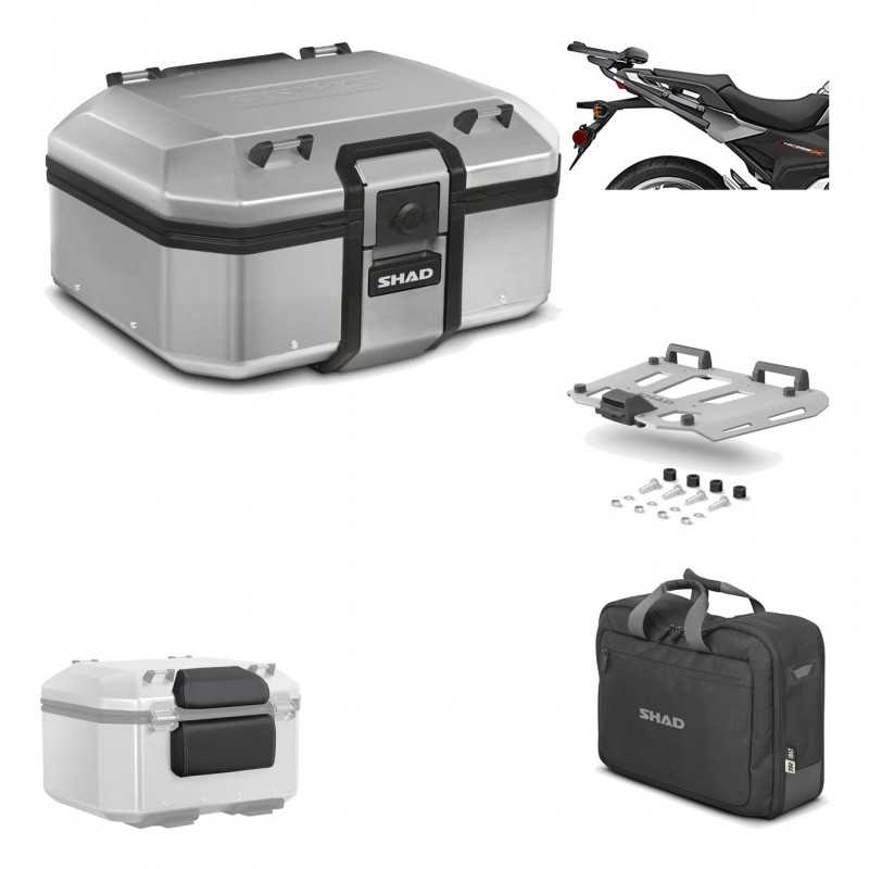 SHAD Baul trasero + herraje montaje parrilla accesorios TR37 TERRA KIT-187447