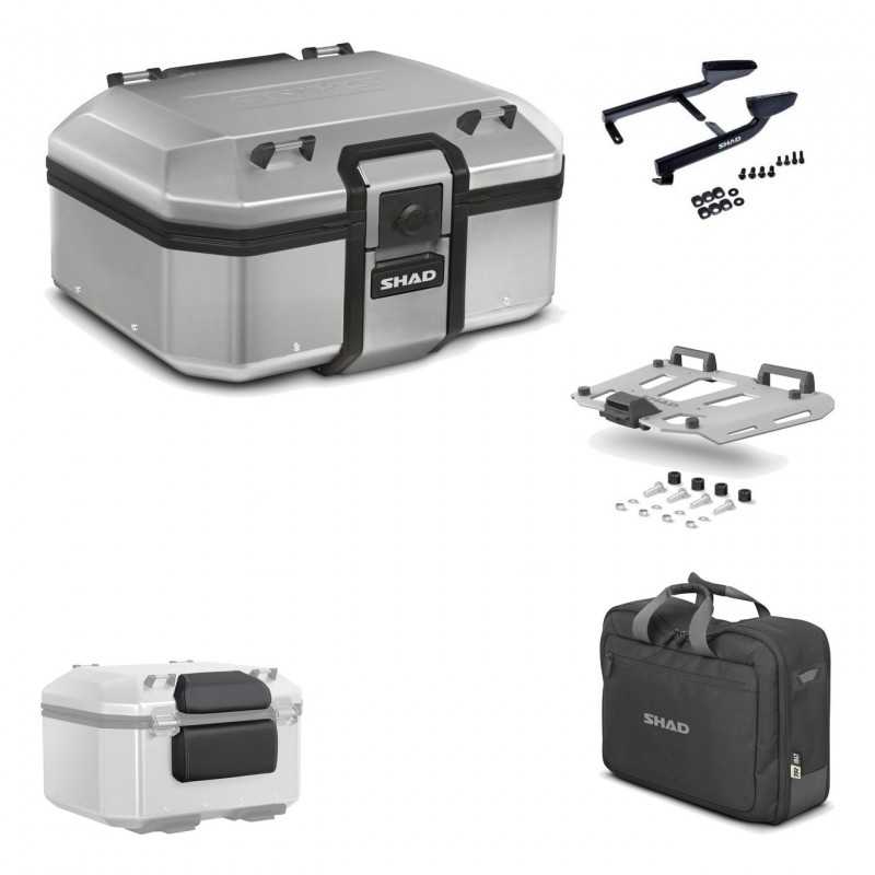 SHAD Baul trasero + herraje montaje parrilla accesorios TR37 TERRA KIT-187303