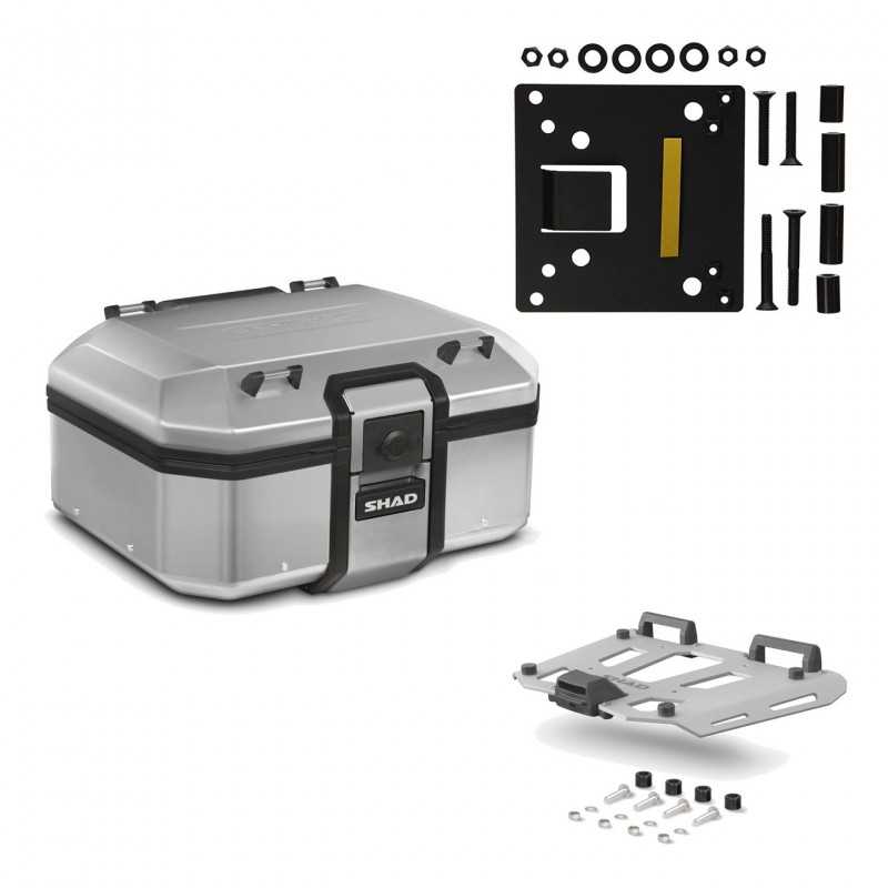 SHAD Baul trasero + herraje montaje parrilla TR37 TERRA KIT-187404