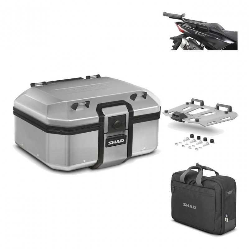 SHAD Baul trasero + herraje montaje parrilla bolsa interna TR37 TERRA KIT-187606