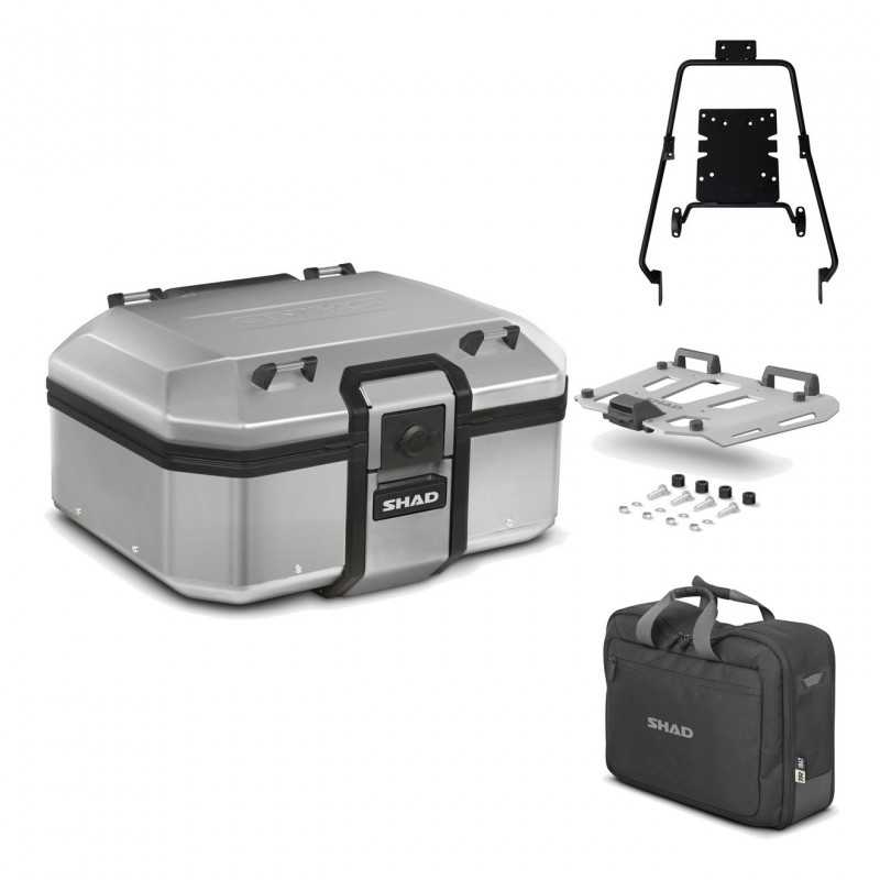 SHAD Baul trasero + herraje montaje parrilla bolsa interna TR37 TERRA KIT-187206