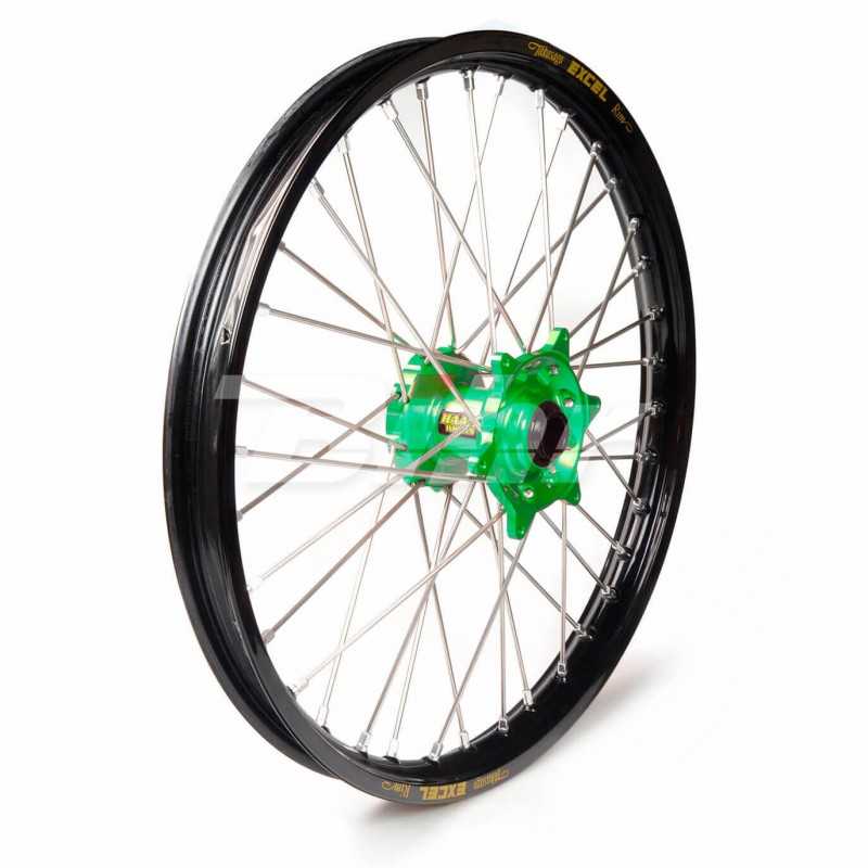 Full wheel black hoop  17-1,40 buje verde 1 21004/3/7
