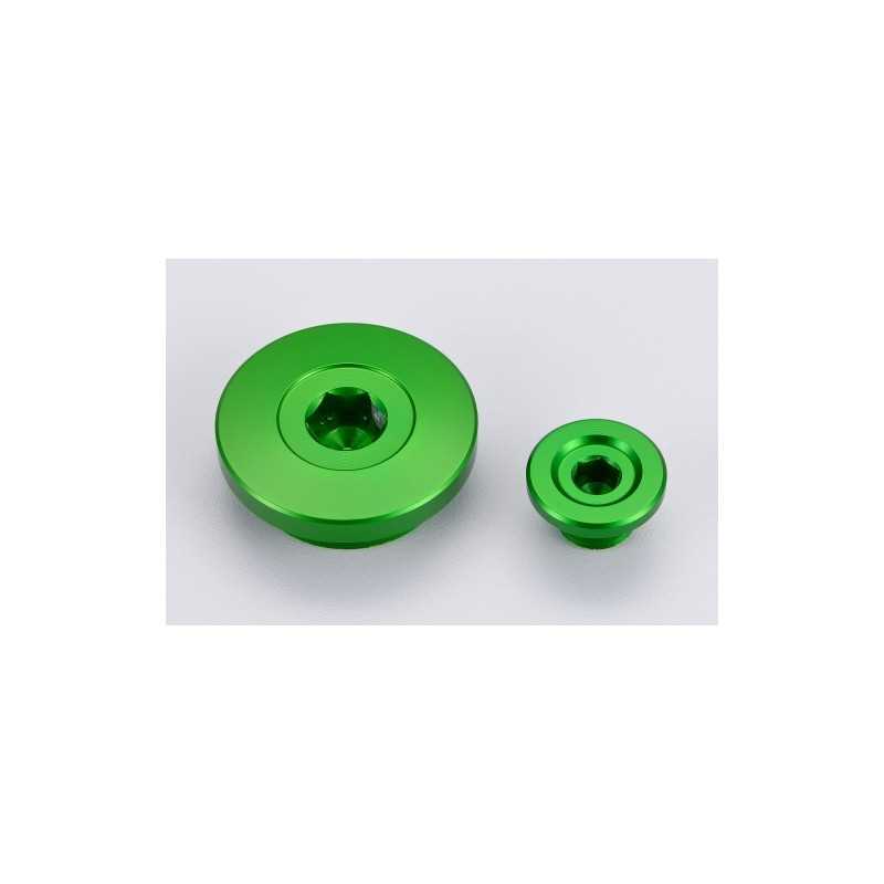 V PARTS Tapon motor verde Kawasaki 38155