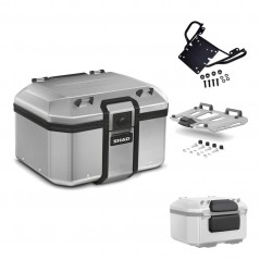 SHAD Baul trasero + herraje montaje parrilla respaldo de pasajero TR48 TERRA KIT-188024