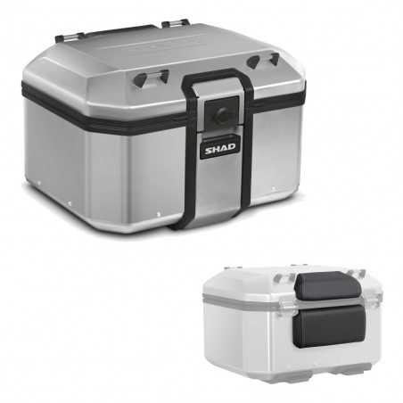 SHAD Baul trasero + respaldo de pasajero TR48 TERRA KIT-187976