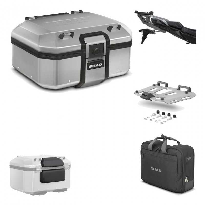 SHAD Baul trasero + herraje montaje parrilla accesorios TR37 TERRA KIT-187727