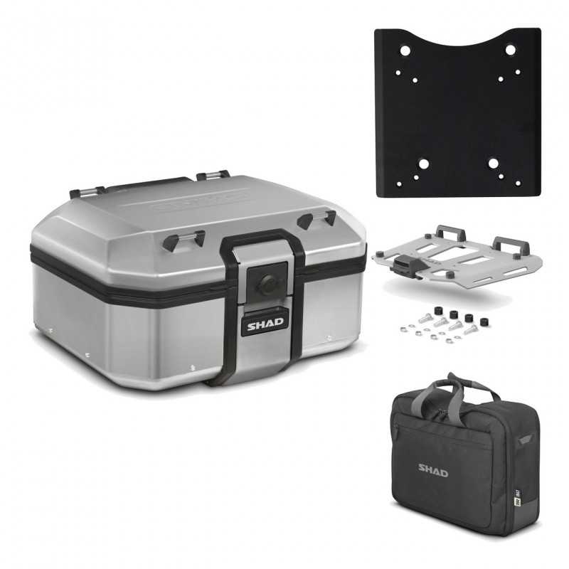 SHAD Baul trasero + herraje montaje parrilla bolsa interna TR37 TERRA KIT-187934