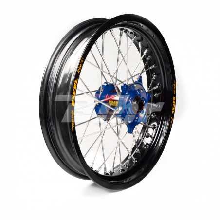 Full wheel black hoop  16-3,50 buje azul 1 35650/3/5