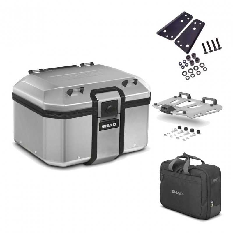 SHAD Baul trasero + herraje montaje parrilla bolsa interna TR48 TERRA KIT-188041