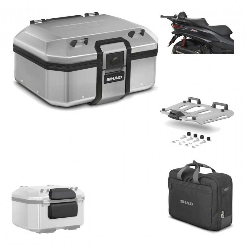 SHAD Baul trasero + herraje montaje parrilla accesorios TR37 TERRA KIT-187703