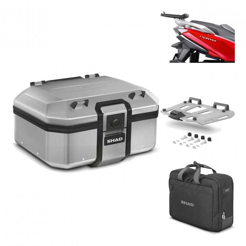 SHAD Baul trasero + herraje montaje parrilla bolsa interna TR37 TERRA KIT-187958