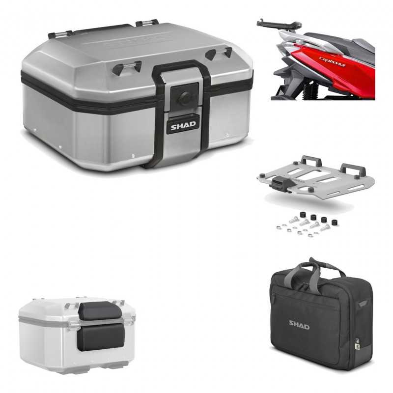 SHAD Baul trasero + herraje montaje parrilla accesorios TR37 TERRA KIT-187959