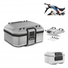 SHAD Baul trasero + herraje montaje parrilla respaldo de pasajero TR37 TERRA KIT-187861