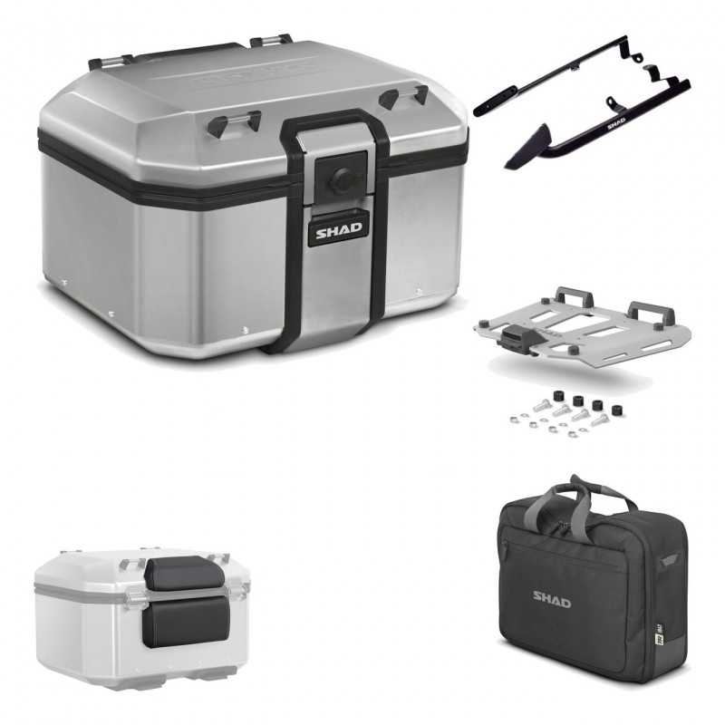 SHAD Baul trasero + herraje montaje parrilla accesorios TR48 TERRA KIT-188170