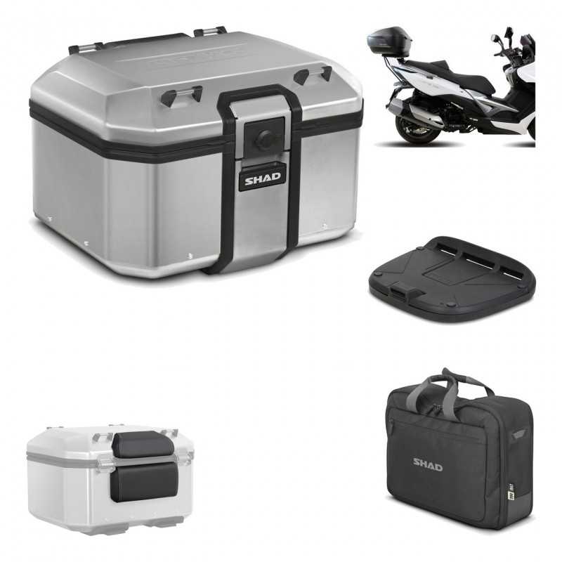 SHAD Baul trasero + herraje montaje parrilla accesorios TR48 TERRA KIT-188222
