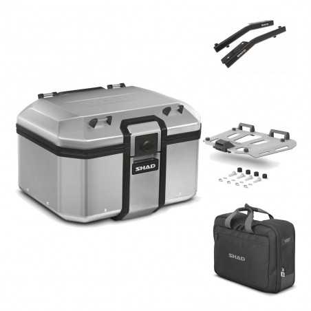 SHAD Baul trasero + herraje montaje parrilla bolsa interna TR48 TERRA KIT-188529