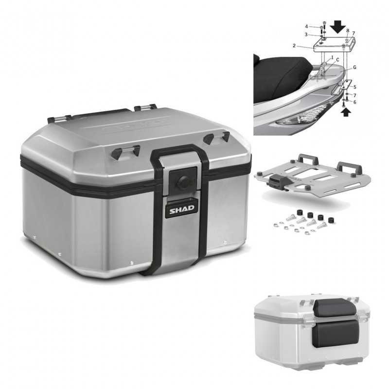 Back trunk + big top fitting + grill terra + passenger support  TR48 TERRA