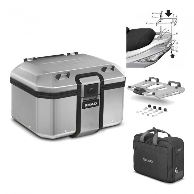 Back trunk + big top fitting + grill terra + internal bag  TR48 TERRA